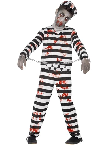 Smiffys Zombiekostüm Sträfling, mit Hose, Oberteil, Mütze und Handschellen Smiffys Zombiekostüm Sträfling, mit Hose, Oberteil, Mütze und Handschellen von Smiffys