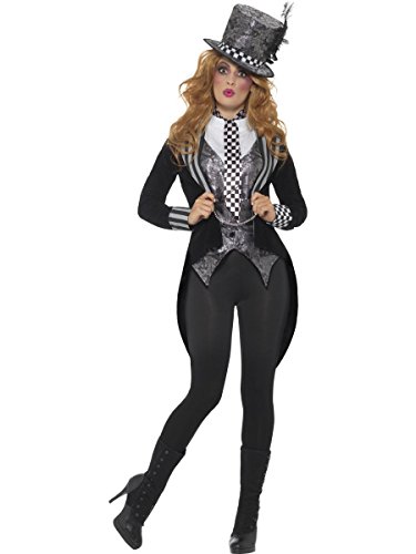 Deluxe Dark Miss Hatter Costume (S) von Smiffys