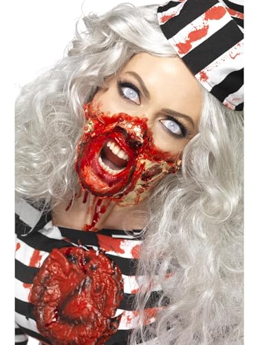 Smiffys Halloween Horror-Zombie-Flüssiglatex-Set, mit 4 farbigen Schminketiegeln & 4 Schwämmen, 4 x 29.57ml/1 US FL.oz von Smiffys