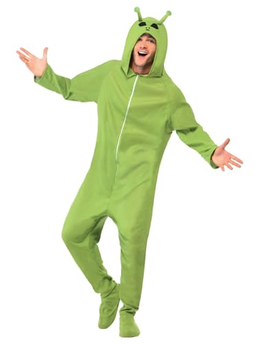 Halloween! Smiffys Kostüm Alien, Grün, mit Kapuzenoverall Halloween! Smiffys Kostüm Alien, Grün, mit Kapuzenoverall von Smiffys