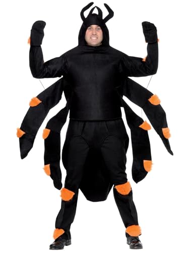 Halloween! Smiffys Kostüm Spinne, mit Oberteil, Kapuze, Hinterleib, Knieund Knöchelpolstern Halloween! Smiffys Kostüm Spinne, mit Oberteil, Kapuze, Hinterleib, Knieund Knöchelpolstern von Smiffys