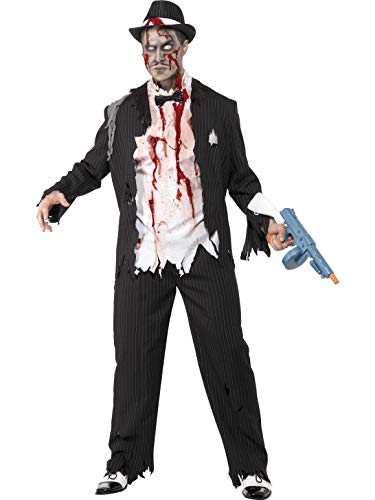 Halloween! Smiffys Zombiekostüm Gangster, mit Jacke, Hose, Oberteil, Latexteilen und Fliege Halloween! Smiffys Zombiekostüm Gangster, mit Jacke, Hose, Oberteil, Latexteilen und Fliege von Smiffys
