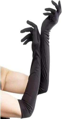 Gloves, Black, Long von Smiffys