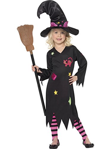 Hexen Halloweenverkleidung für Mädchen - 7-9 Jahre von Smiffys