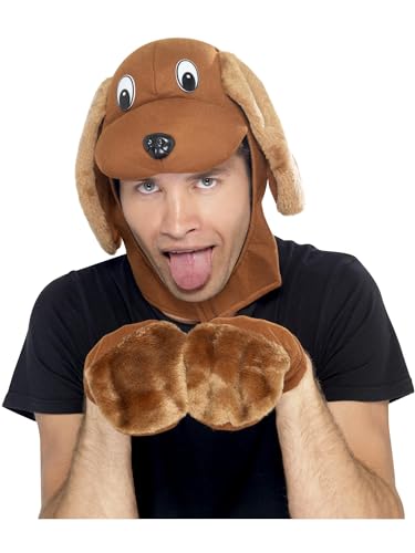 Hundehut Hunde Set Hut M�tze mit Handschuhen zum Tierkost�m Hundehut Hunde Set Hut M�tze mit Handschuhen zum Tierkost�m von Smiffys