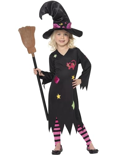 Halloween! Smiffys Kostüm Holzhexe, Schwarz, mit Kleid, Hut und Strumpfhose Halloween! Smiffys Kostüm Holzhexe, Schwarz, mit Kleid, Hut und Strumpfhose von Smiffys