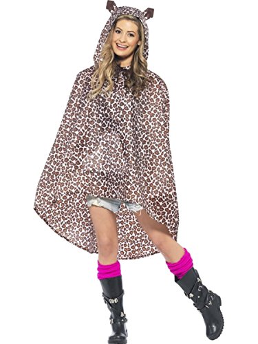 Smiffys Leoparden Party Poncho, mit Zugbeutel Smiffys Leoparden Party Poncho, mit Zugbeutel von Smiffys