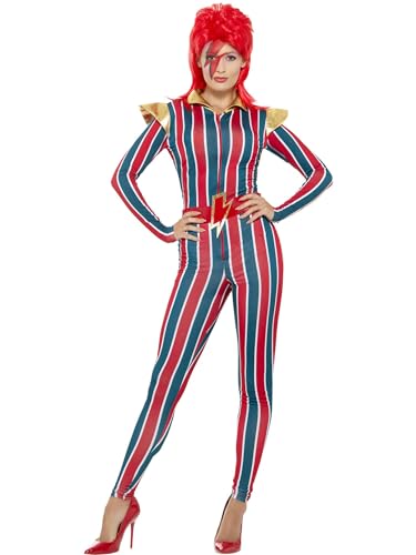 Smiffys Miss Weltraum-Superstar-Kostüm, Mehrfarbig, mit Overall und Gürtel von Smiffys