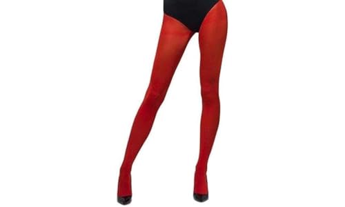 Smiffys Blickdichte Strumpfhose, Rot Smiffys Blickdichte Strumpfhose, Rot von Smiffys