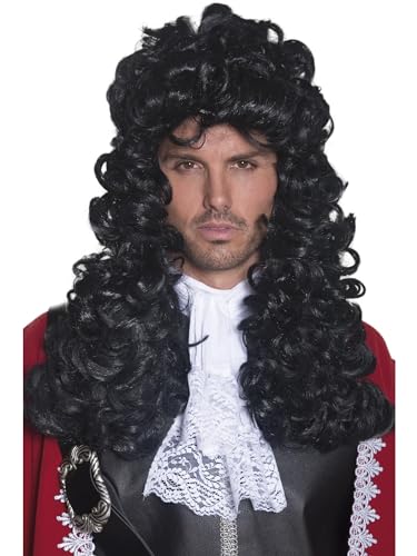 Smiffys Piratenkapitän Perücke, Schwarz, Lang und lockig Smiffys Piratenkapitän Perücke, Schwarz, Lang und lockig von Smiffys