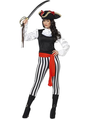 Pirate Lady Costume, with Top (S) von Smiffys
