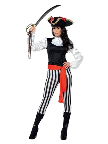 Pirate Lady Costume, with Top (S) von Smiffys