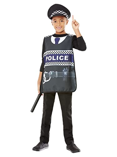 Police Kit - Police Kit, Tabard, Hat & Truncheon - von Smiffys
