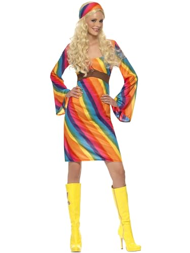 Rainbow Hippie Costume (M) von Smiffys