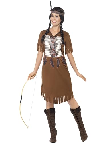 Native American Inspired Warrior Princess Costume (S) von Smiffys