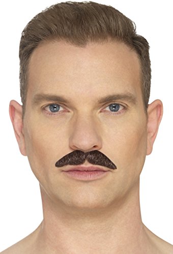 Smiffys Professioneller Schnurrbart, braun, handgeknüpft, Bart- und Schnurrbärte-Kostüm, Erwachsenenkosmetik und Verkleidungen. Smiffys Professioneller Schnurrbart, braun, handgeknüpft, Bart- und Schnurrbärte-Kostüm, Erwachsenenkosmetik und Verkleidungen. von Smiffys