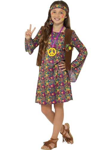 Hippie Girl Costume, with Dress (L) von Smiffys