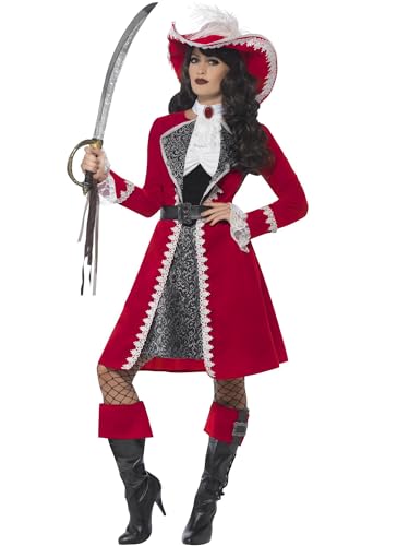 Deluxe Authentic Lady Captain Costume (S) von Smiffys