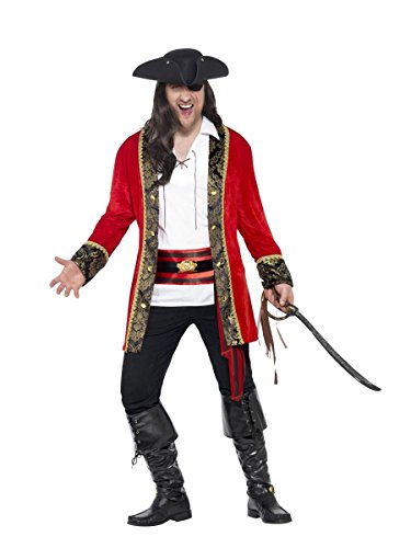 Curves Pirate Captain Costume (XL) von Smiffys