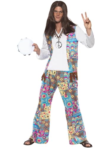 Groovy Hippie Costume (L) von Smiffys