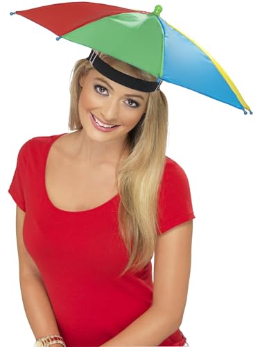 Schirmhut Mini Regenschirm Scherzartikel Sonnenschirm M�tze von Smiffys