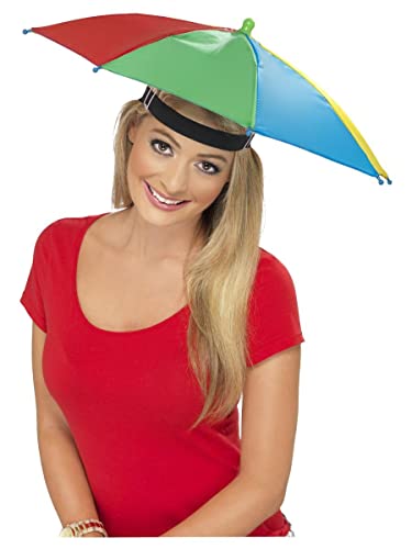 Schirmhut Mini Regenschirm Scherzartikel Sonnenschirm M�tze von Smiffys