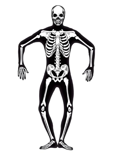 Second Skin Skelett leuchtend GID Halloween Kost�m Stretchanzug Gr M Second Skin Skelett leuchtend GID Halloween Kost�m Stretchanzug Gr M von Smiffys