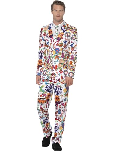 Groovy Suit, Multi-Coloured (M) von Smiffys