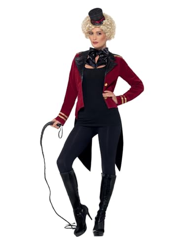 Smiffys Zirkusdirektor Kostüm, Rot, mit Jacke, Kragen & Mini-Zylinder Smiffys Zirkusdirektor Kostüm, Rot, mit Jacke, Kragen & Mini-Zylinder von Smiffys
