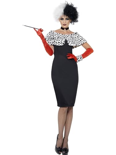 Smiffys Böse Madame Kostüm, Kleid mit Handschuhen, Shrug, Manschetten und Choker Smiffys Böse Madame Kostüm, Kleid mit Handschuhen, Shrug, Manschetten und Choker von Smiffys