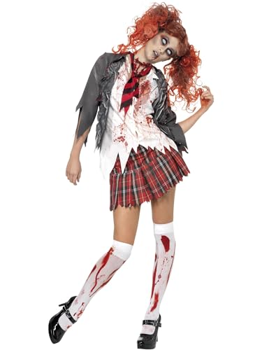 High School Horror Zombie Schoolgirl Costume (S) von Smiffys