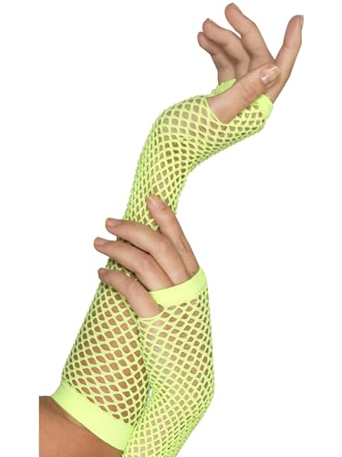 Smiffy's 34880 neongrüne Netzhandschuhe, Einheitsgröße Smiffy's 34880 neongrüne Netzhandschuhe, Einheitsgröße von Smiffys