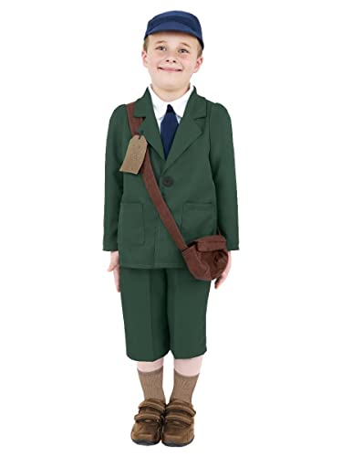 WW2 Evacuee Boy Green Costume (M) von Smiffys