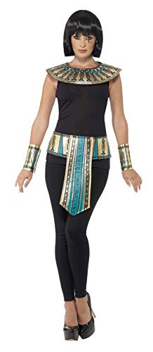 Egyptian Kit, Gold, with Collar, Cuffs & Belt von Smiffys