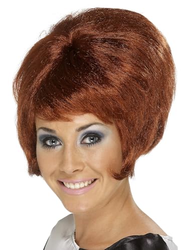 Smiffys 60er Beehive Perücke, Kastanienbraun, Kurz Smiffys 60er Beehive Perücke, Kastanienbraun, Kurz von Smiffys