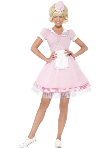 50s Diner Girl Costume (M) von Smiffys