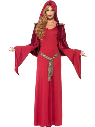 Smiffys Hohepriesterin Kostüm, rot, mit Kleid, Gürtel und Kapuzencape Smiffys Hohepriesterin Kostüm, rot, mit Kleid, Gürtel und Kapuzencape von Smiffys