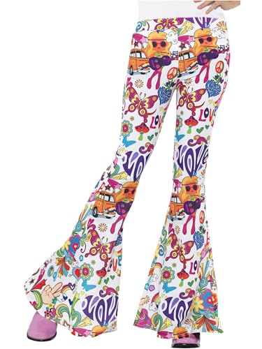 Groovy Flared Trousers, Ladies (L) von Smiffys