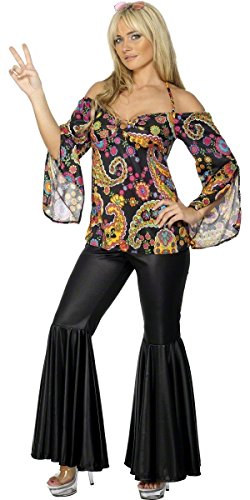 Hippie Costume, Female (L) von Smiffys