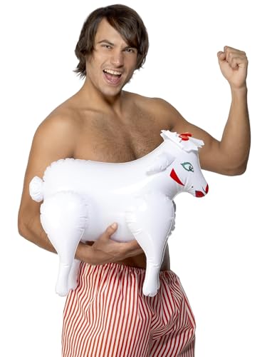 Smiffys Aufblasbares Schaf, Baa Baa bumsen, 45cm/18in Smiffys Aufblasbares Schaf, Baa Baa bumsen, 45cm/18in von Smiffys