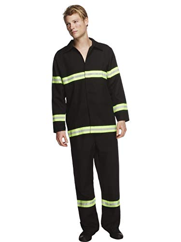 Smiffys Fever Kollektion, Feuerwehrmann Kostüm, Jacke und Hose von Smiffys