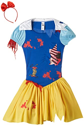Smiffy's Zombie-Kostüm Snow Fright, für Damen, für Erwachsene, Motiv: Zombie-Schneewittchen Gr. S, mehrfarbig Smiffy's Zombie-Kostüm Snow Fright, für Damen, für Erwachsene, Motiv: Zombie-Schneewittchen Gr. S, mehrfarbig von Smiffys