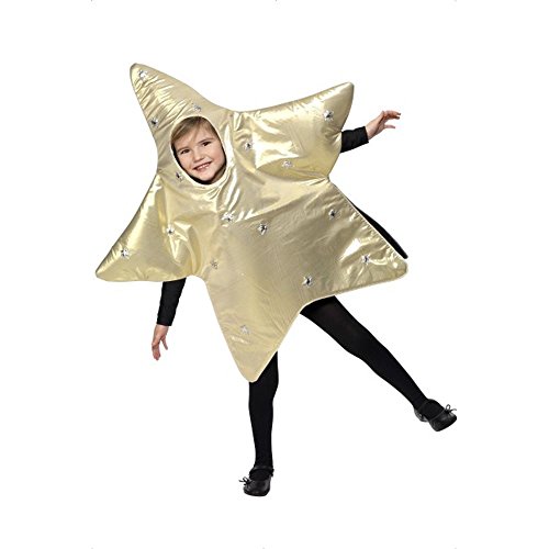 Christmas Star Costume, Gold, with Tabard von Smiffys