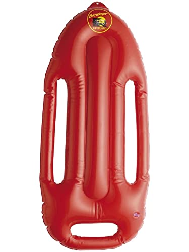 Baywatch Inflatable Float, Red, with Strap & Logo, 70cm von Smiffys