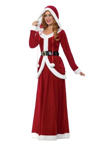 Deluxe Ms Claus Costume (L) von Smiffys