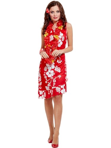 Smiffys Hawaiianische Schönheit Kostüm, Rot, mit Kleid, Haarschmuck und Armband Smiffys Hawaiianische Schönheit Kostüm, Rot, mit Kleid, Haarschmuck und Armband von Smiffys