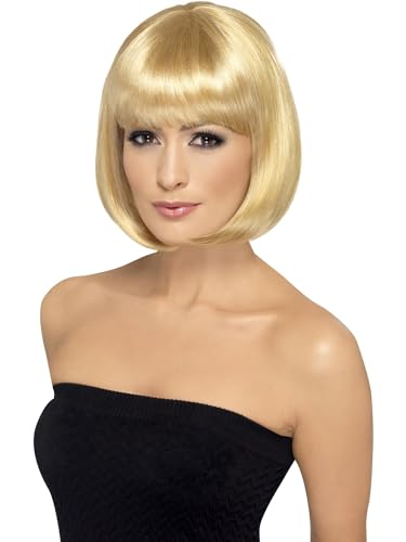 Smiffys Partyrama Perücke, 30cm, Dunkelblond, Kurzer Bob mit Pony Smiffys Partyrama Perücke, 30cm, Dunkelblond, Kurzer Bob mit Pony von Smiffys
