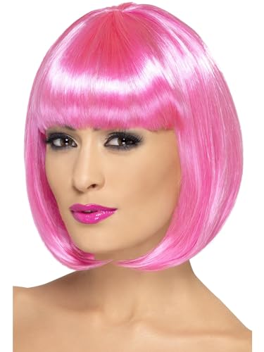 Smiffys Partyrama Perücke, 12 Zoll, Rosa, Kurzer Bob mit Pony Smiffys Partyrama Perücke, 12 Zoll, Rosa, Kurzer Bob mit Pony von Smiffys