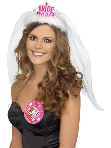 Bride to Be Tiara with Veil Bride to Be Tiara with Veil von Smiffys