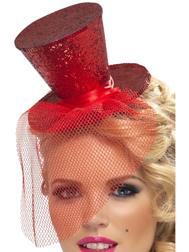 Fever Mini Top Hat on Headband von Smiffys